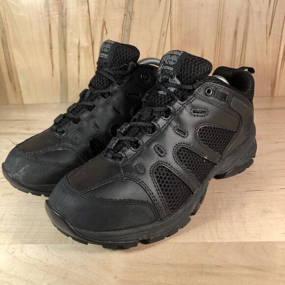 Timberland Pro Shoes Mens 9.5M Alloy Safety Toe Anti-Fatigue Black - Picture 2 of 9